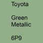 Preview: Toyota, Green Metallic, 6P9.